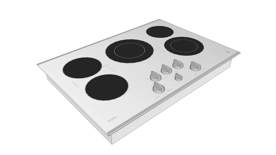 GE Profile™ 30” / 36” Built-In Knob Control Electric Cooktop
