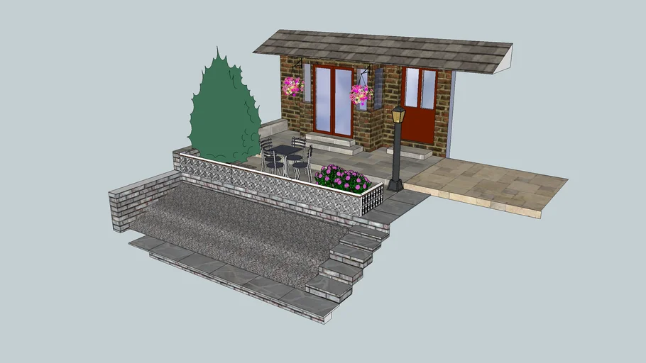 Front Patio design