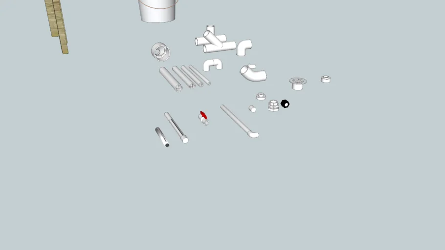 PVC pipes and mis. fittings