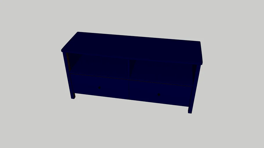 navy tv stand