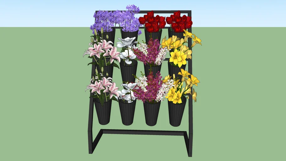 FLOWER DISPLAY RACK BY RAY G