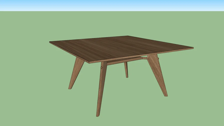 Mesa quadrada 8 lugares