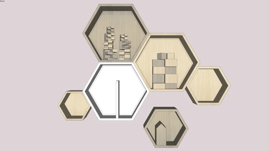 WALL DECORATION (WOOD) II