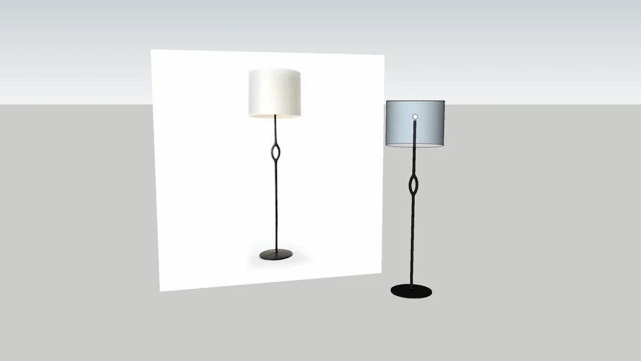 Floor lamp AMANDE.skp