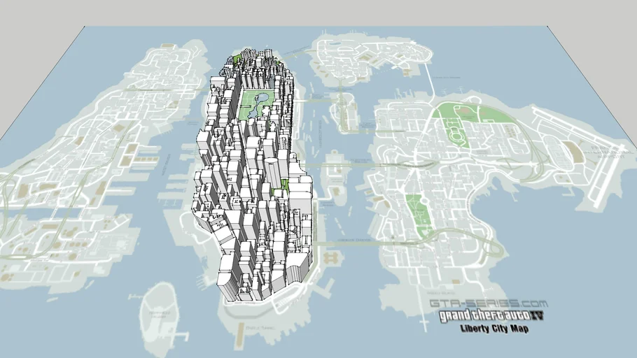 3D Map Liberty City