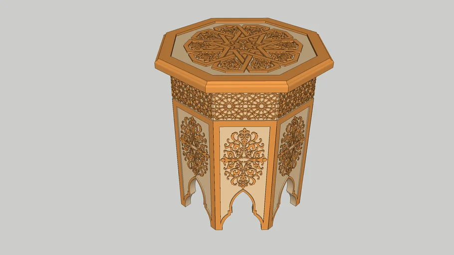 moroccan style side table