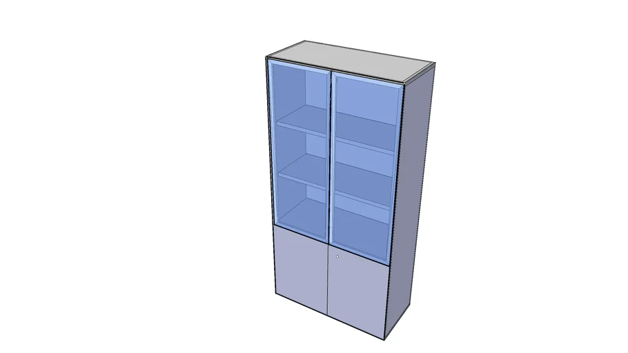 office cabinet -1 + GLASS DOOR
