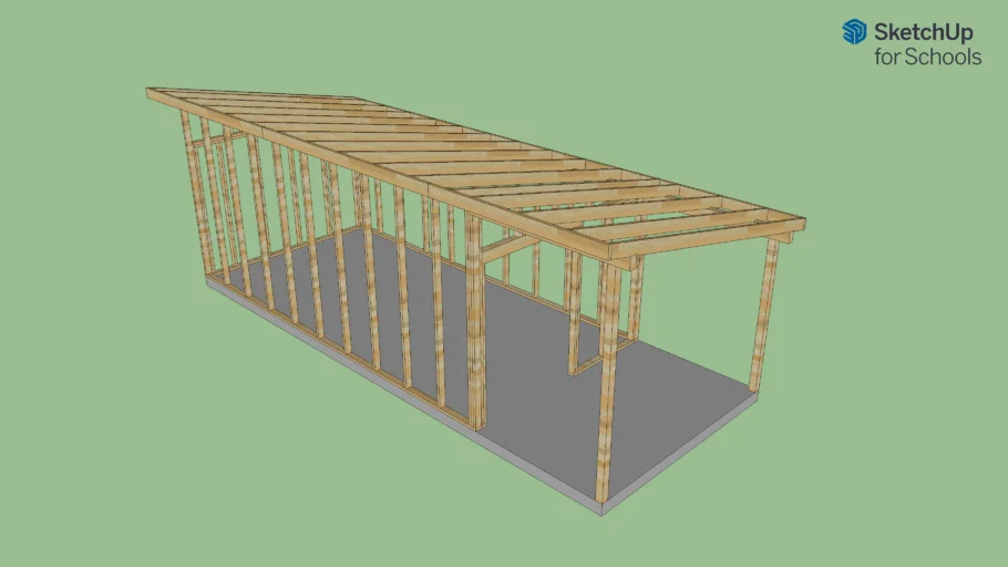 Large Shed Design | 3D Warehouse