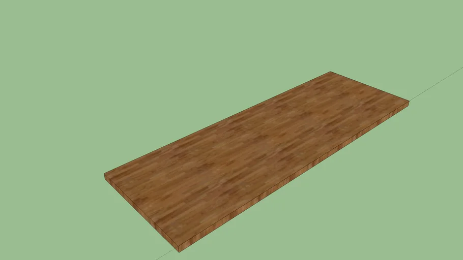 Plan de travail en bois