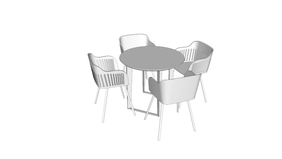 Outdoor table set