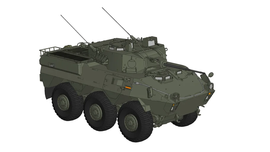 【War Thunder】TYPE 87 RCV 3D MODEL