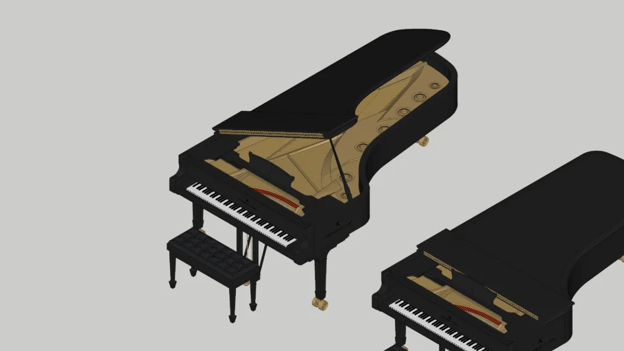 Grand Piano - Steinway & Sons Model D