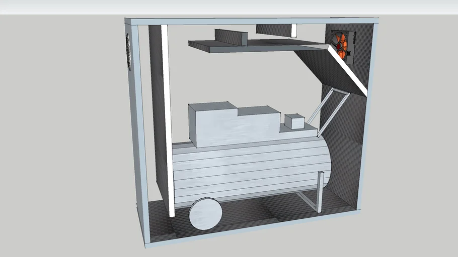 compressor acoustic enclosure