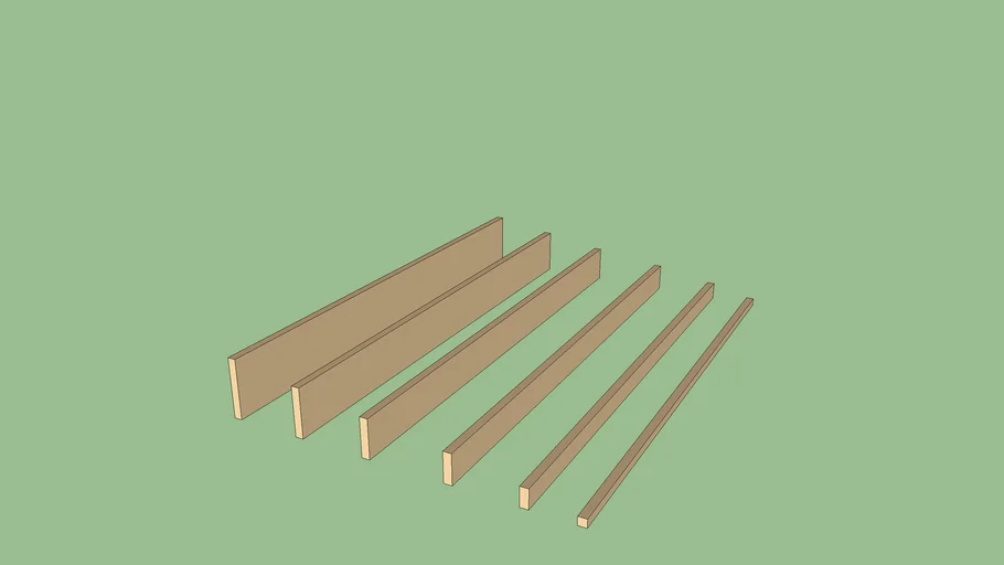 2x Lumber | 3D Warehouse