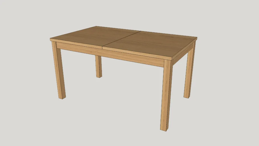 IKEA BJURSTA Extendable table, oak veneer