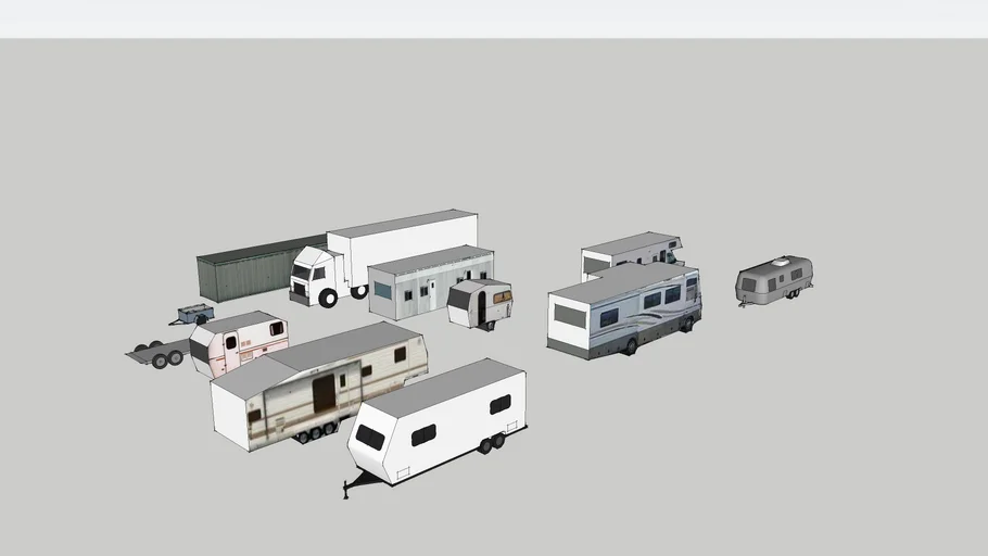 Rv's, trailers, cabins | 3D Warehouse