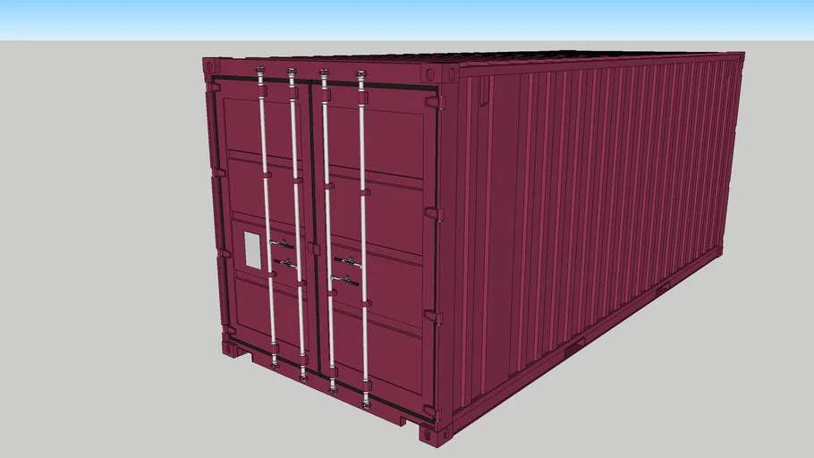 20ft opslagcontainer