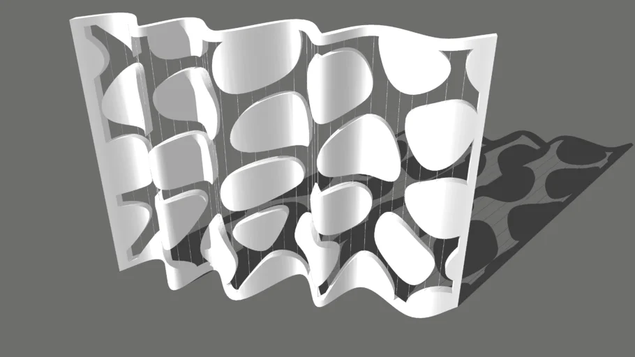 VORONOI CURVE 6 Room Divider