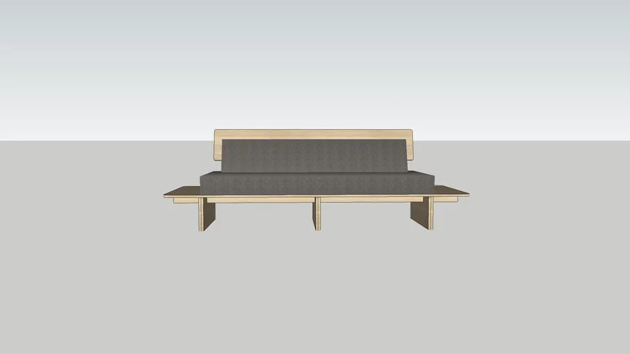 Simple Plywood Sofa - 1