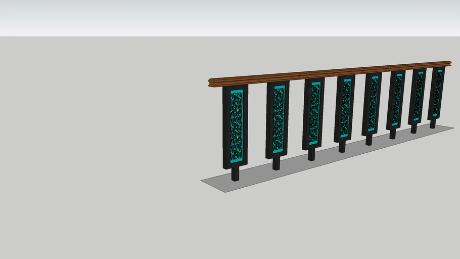 antique railing