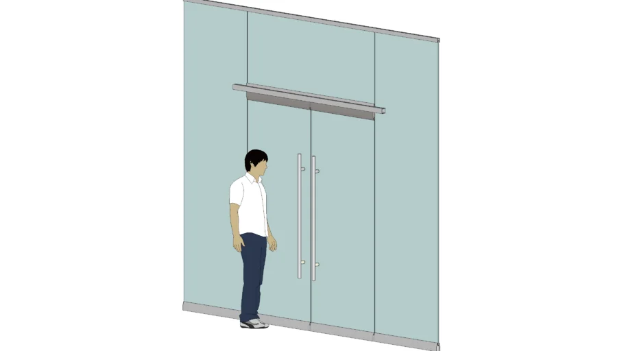 Herculite door