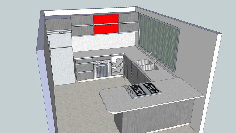 COCINA EN U