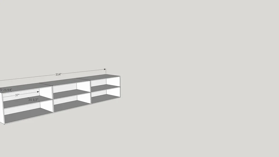 Floating Credenza Amanda
