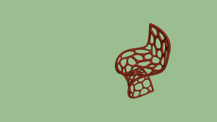 Voronoi Wooden Chair