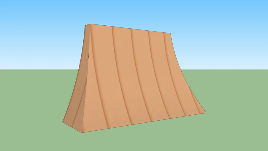 Copper Standing Seam Awning