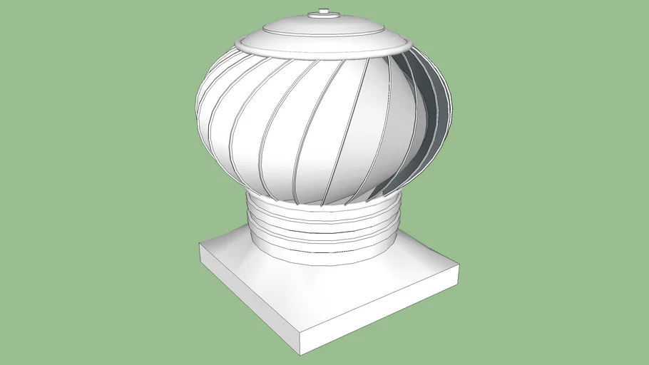 Stainless Steel Electric Rooftop Air Ventilator ventila de techo escape de aire WhirlyByrd