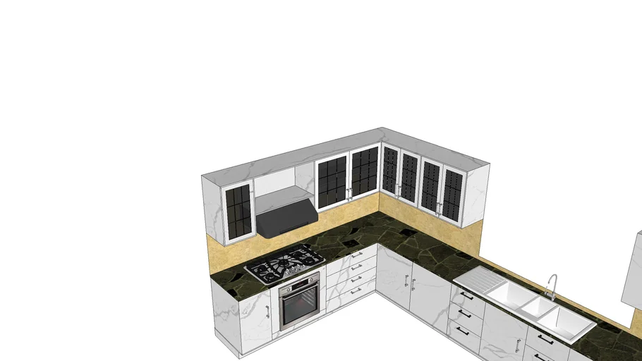 KITCHEN CABINET (WITH LAUNDRY MACHINES)