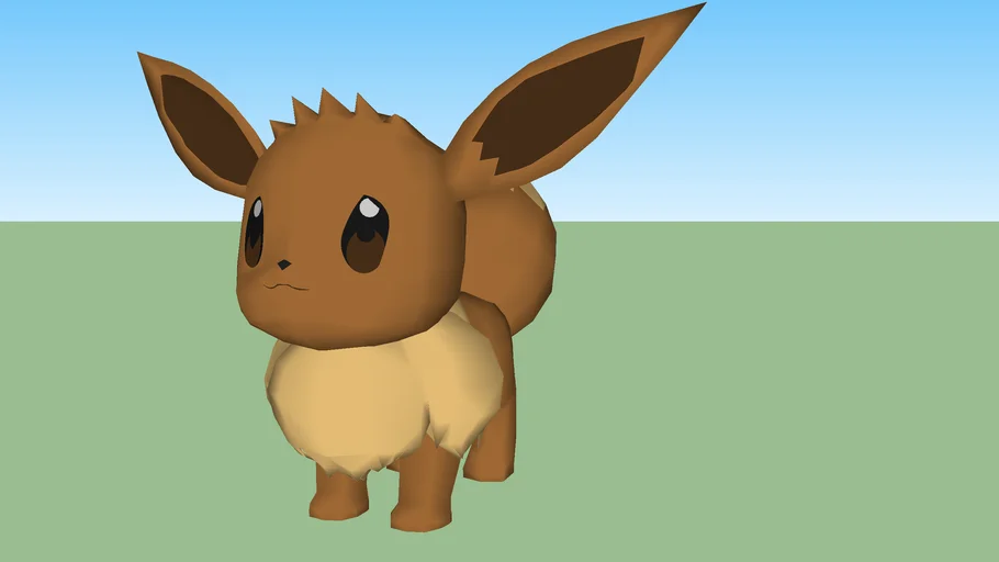 pokemon eevee 3D