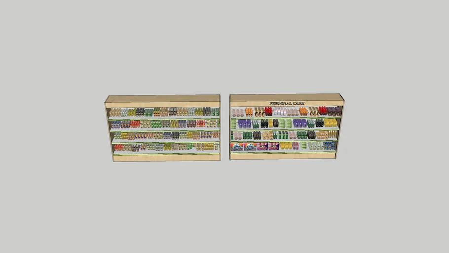 market shelves