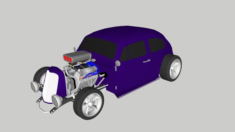 fusca hot rod | 3D Warehouse