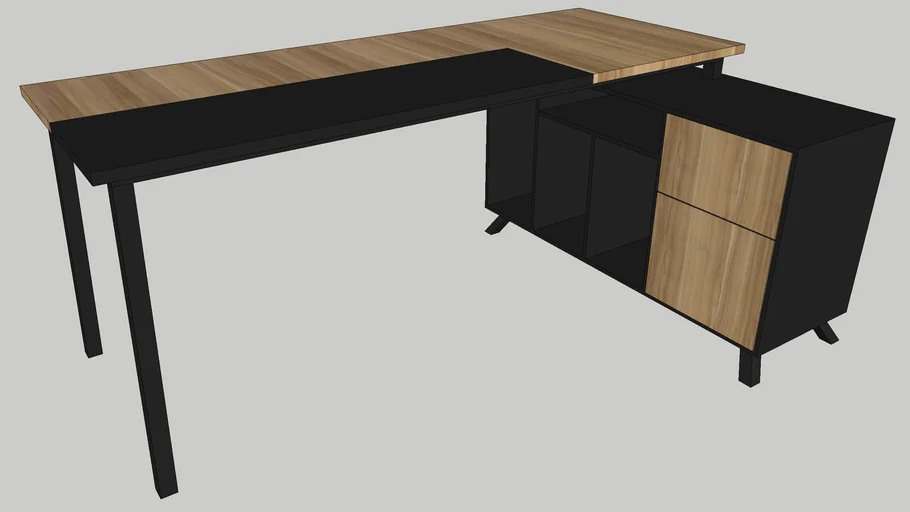 Modern L-Shaped Desk