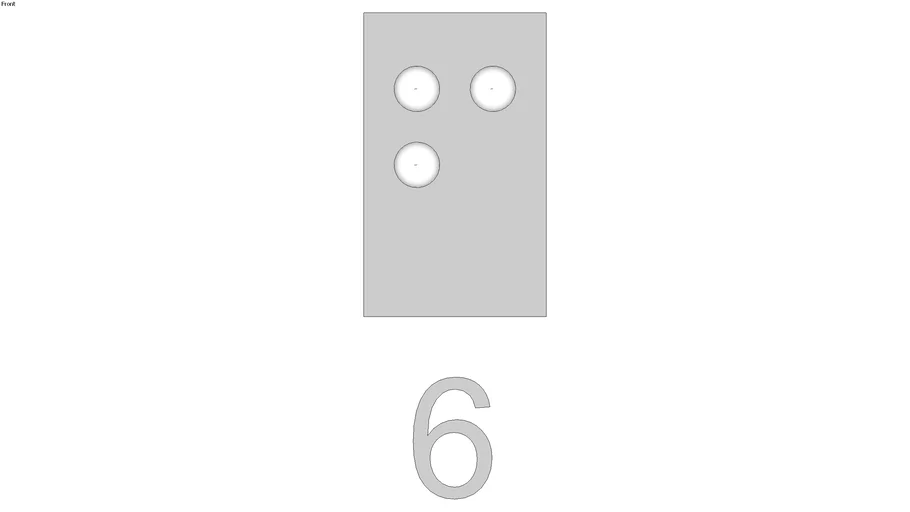 Braille number 6