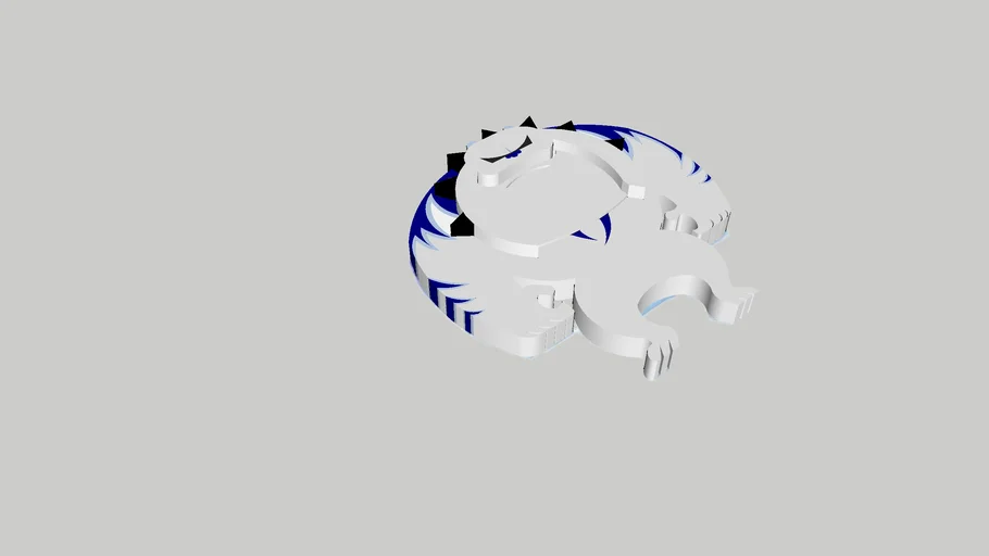 bulldogs mascot 3D