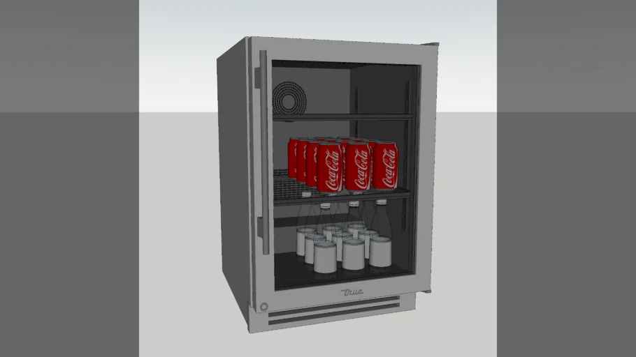 Mini fridge - vray ready