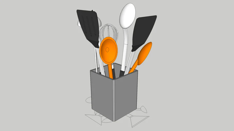 Utensil Set Jar