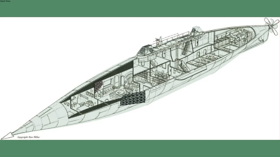 Jules Verne's Nautilus Cutaway
