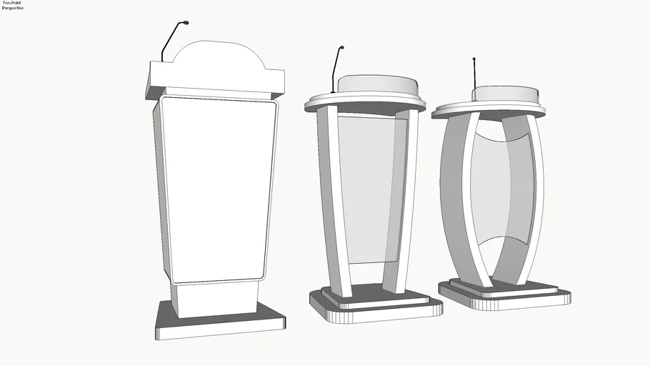 Stage podium