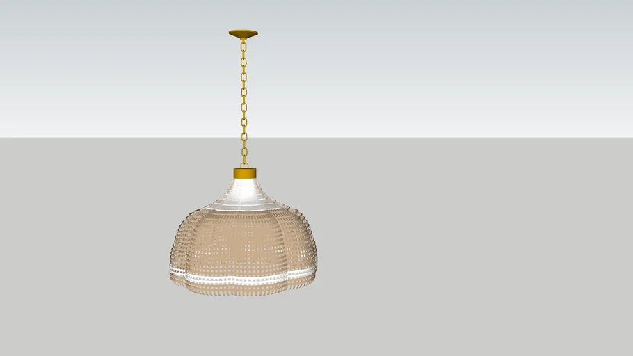 Rattan Woven Pendant