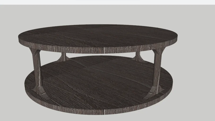 Restoration Hardware- Martens Round Coffee Table 