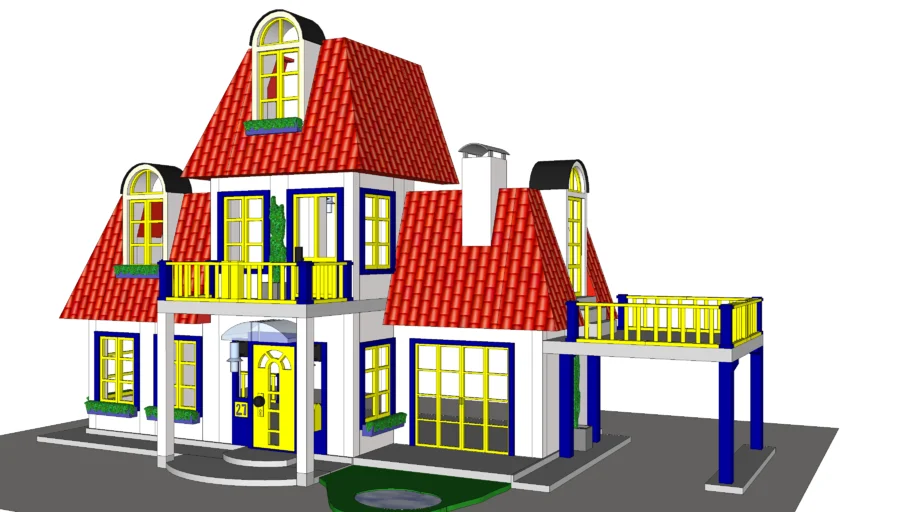 Maison Playmobil moderne