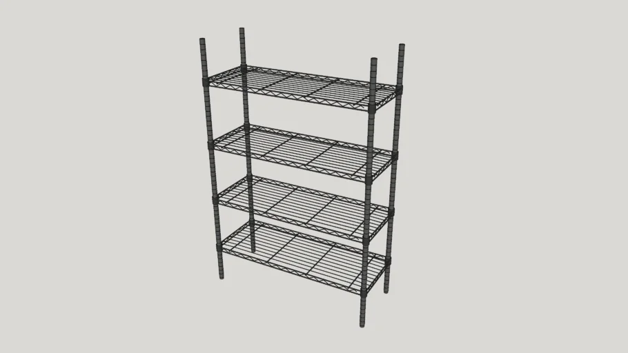 Wire Rack - 4 Shelf Unit (Amazon Basics)