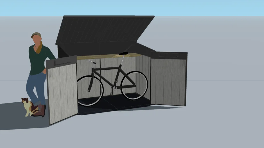 Bike Shed - Keter Grande Store 2020L
