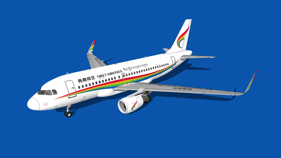 Tibet Airlines (西藏航空) (བོད་ལྗོངས་མཁའ་འགྲུལ།) Airbus A319-115(WL)