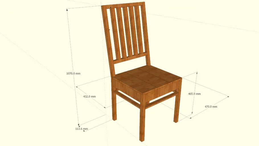 Wooden chair