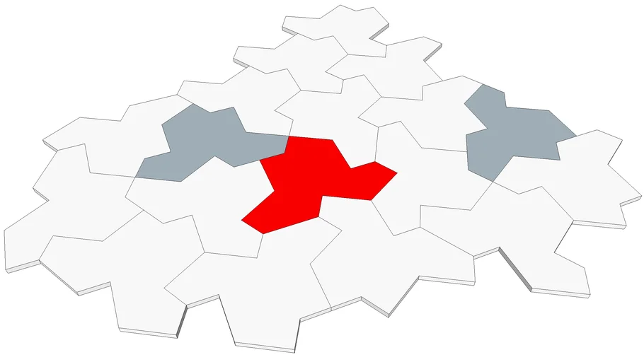 'Einstein hat' non-repeating tile