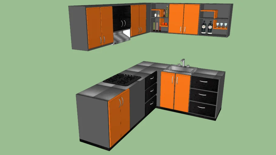 cocina en L